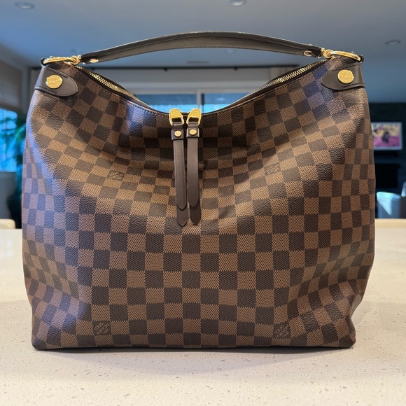 Louis Vuitton Handbags - LOUIS VUITTON Damier Canvas Duomo Hobo Bag
